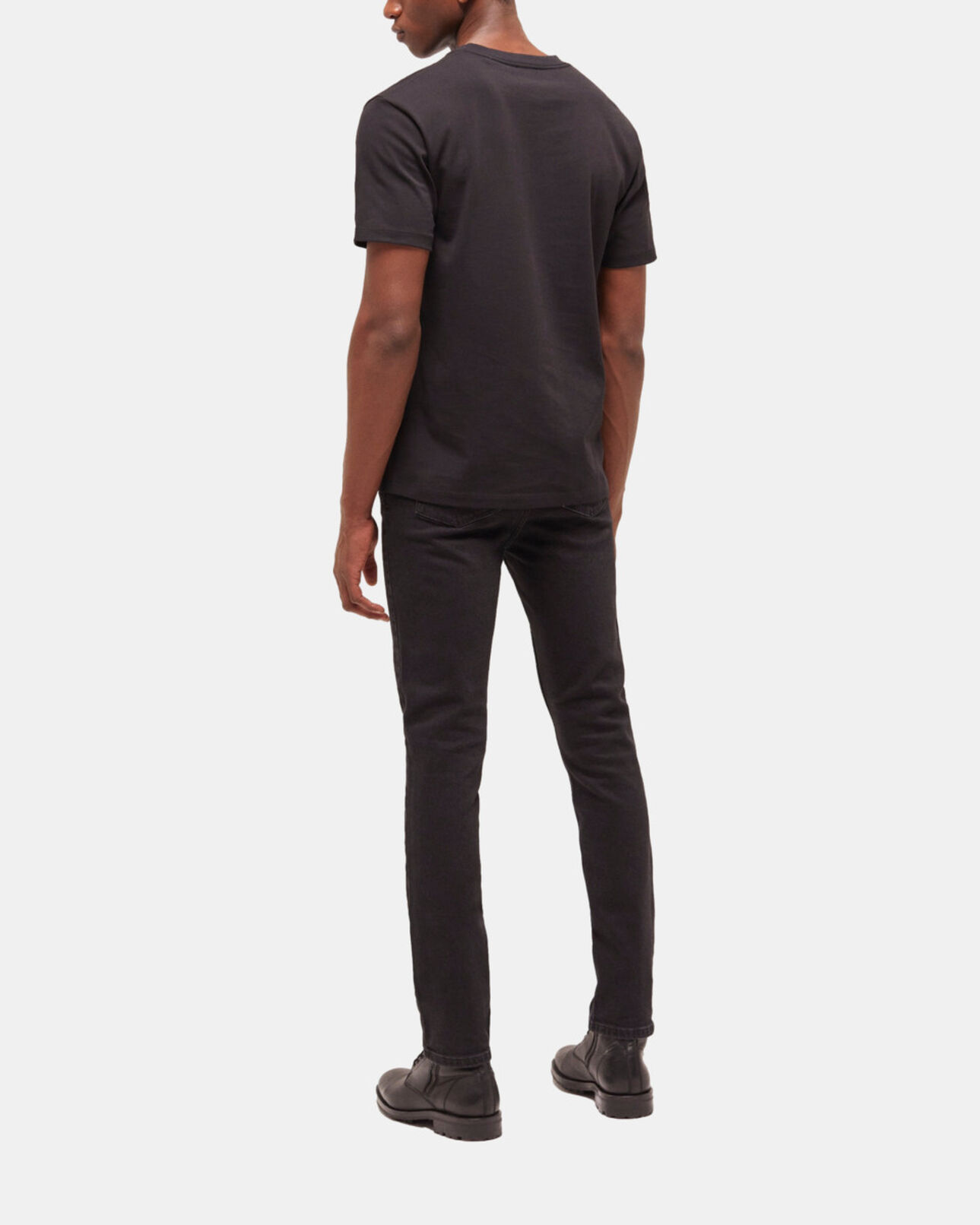 The Kooples HOMME BLACK t-shirt homme sérigraphié noir