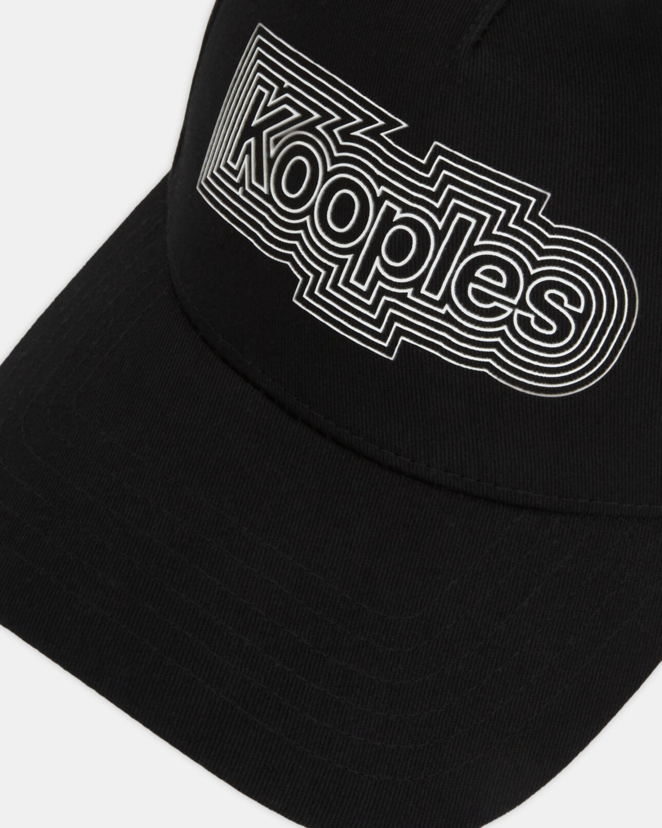 The Kooples MIXTE BLACK casquette en coton noire