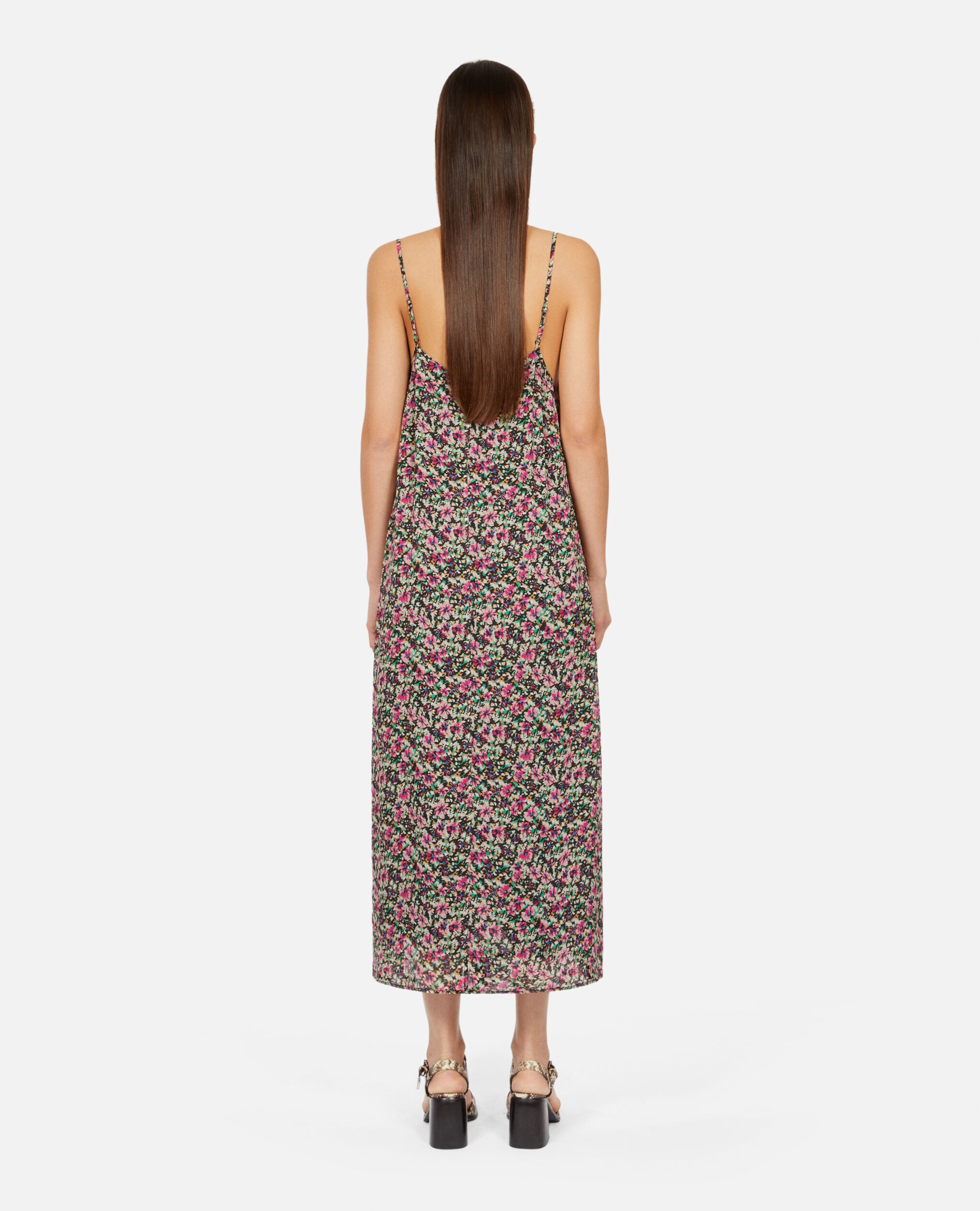 Long printed slip dress, MULTICO, hi-res image number null