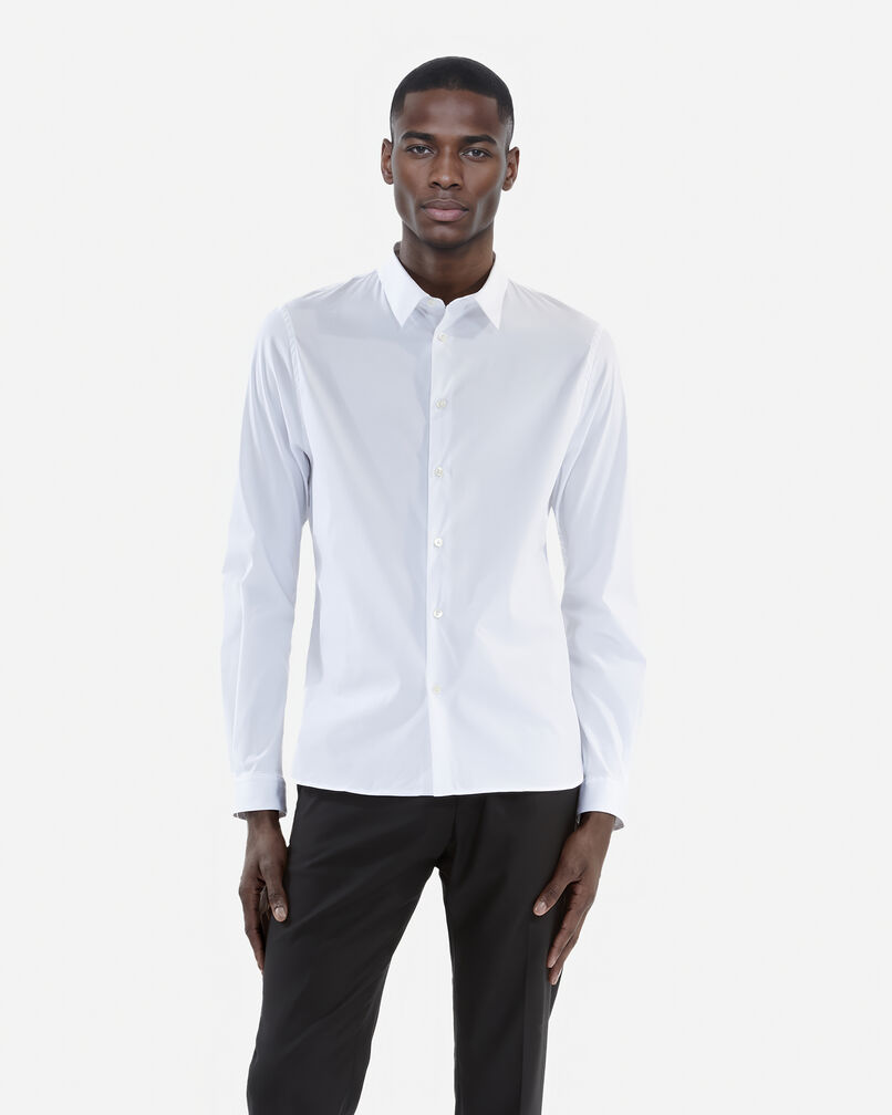 The Kooples MEN WHITE formal white poplin shirt