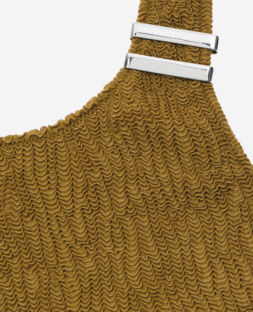 The Kooples FEMME KAKI haut de maillot de bain the kooples x luz brassi&egrave;re kaki