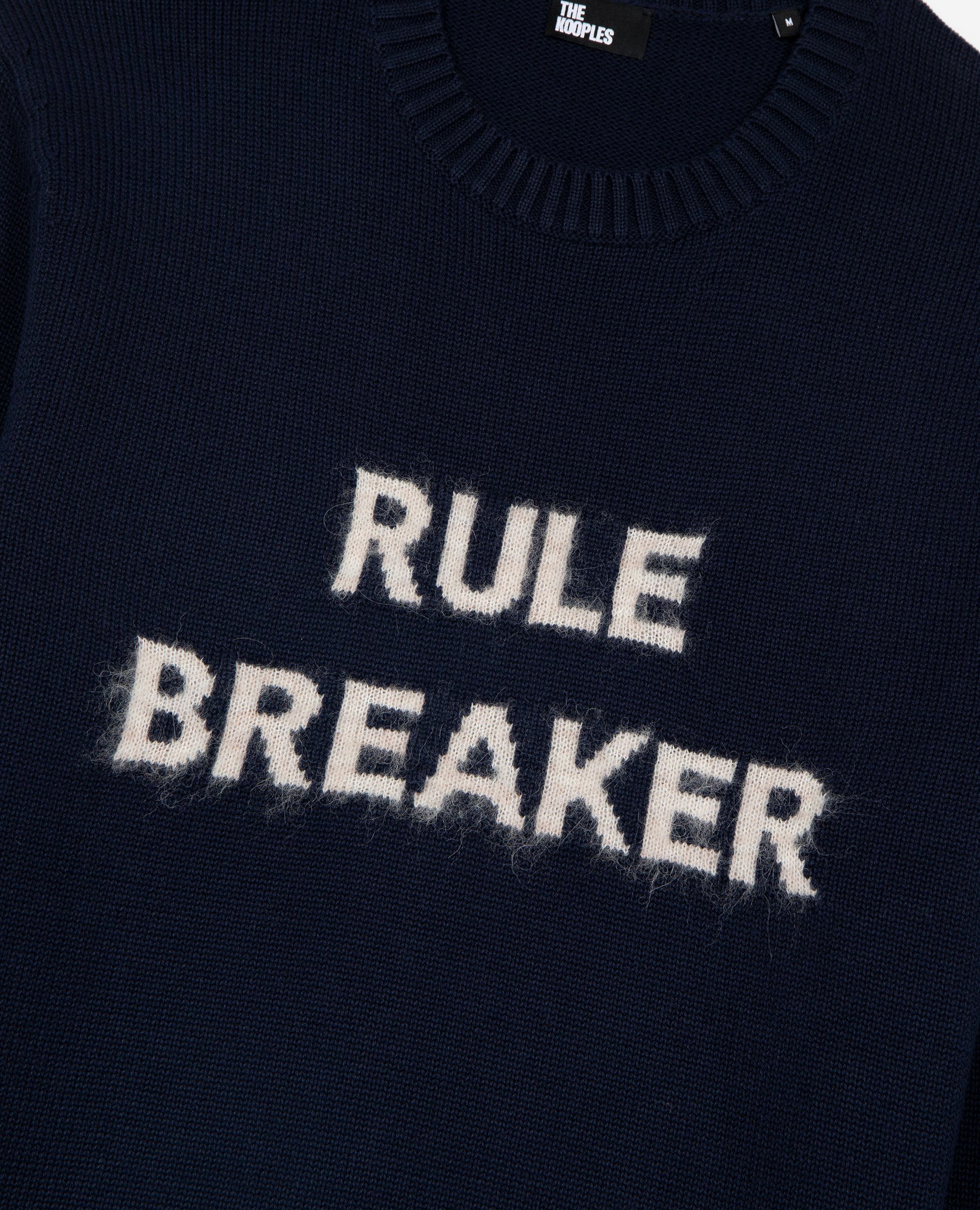 Rule Breaker navy sweater, BLUE, hi-res image number null