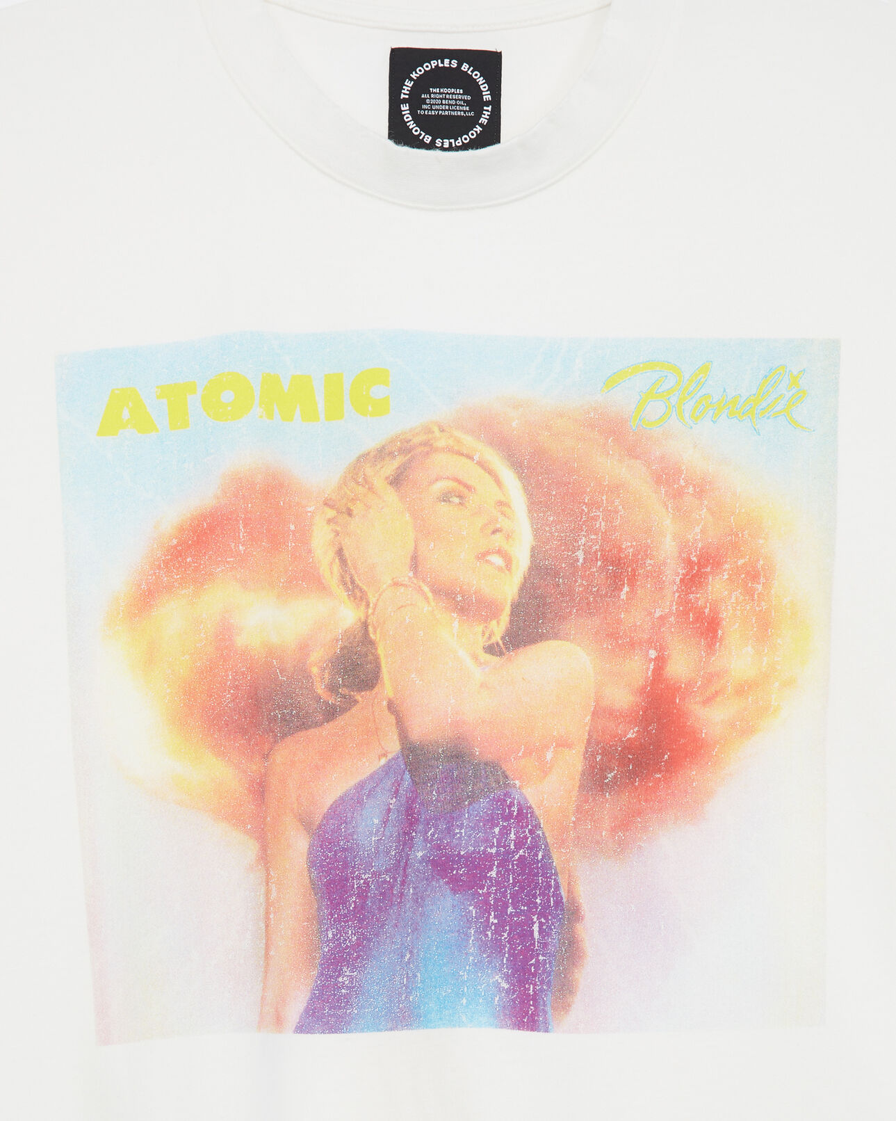 The Kooples FEMME ECRU t-shirt écru coton motif blondie