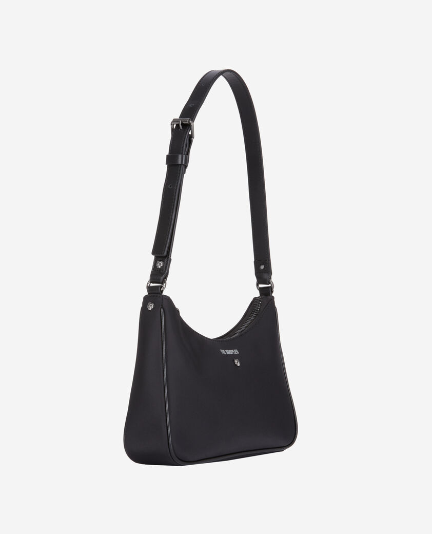 The Kooples WOMEN BLACK black jade nylon fiber bag