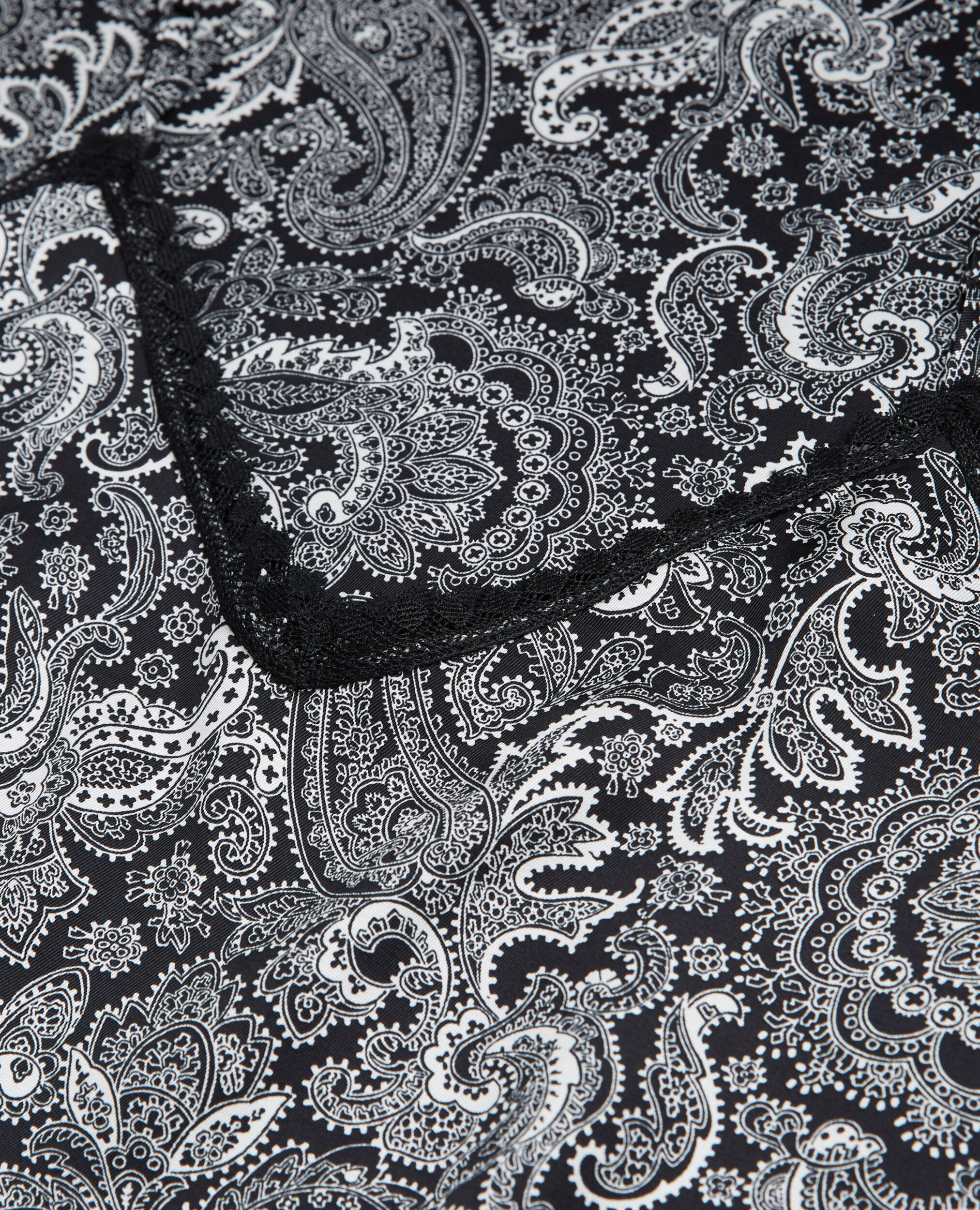 Robe longue imprimée, BLACK WHITE, hi-res image number null