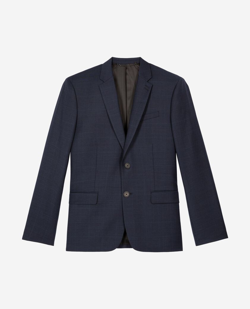 The Kooples HOMME NAVY veste de costume en laine marine