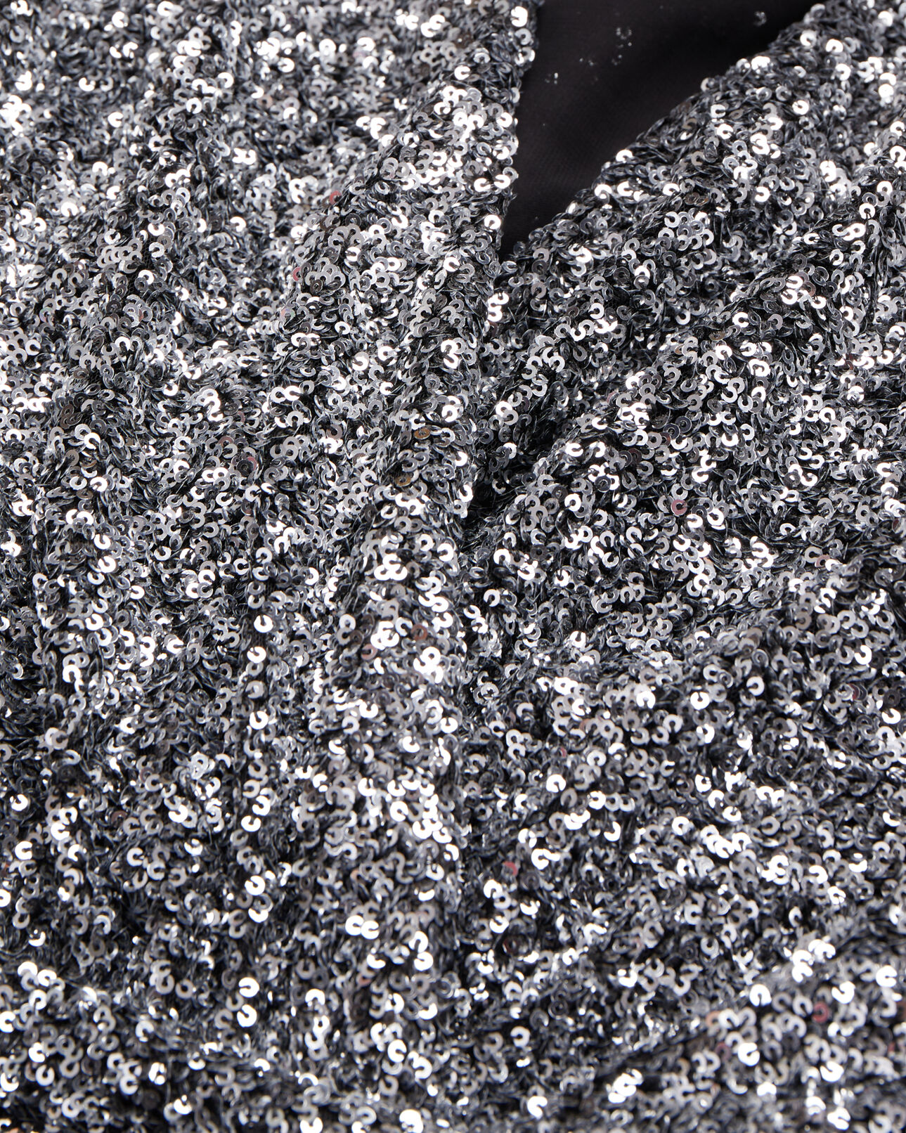 The Kooples FEMME SILVER robe courte argentée à sequins
