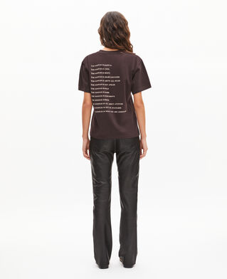 The Kooples F CAFE what is t-shirt with brown rhinestones