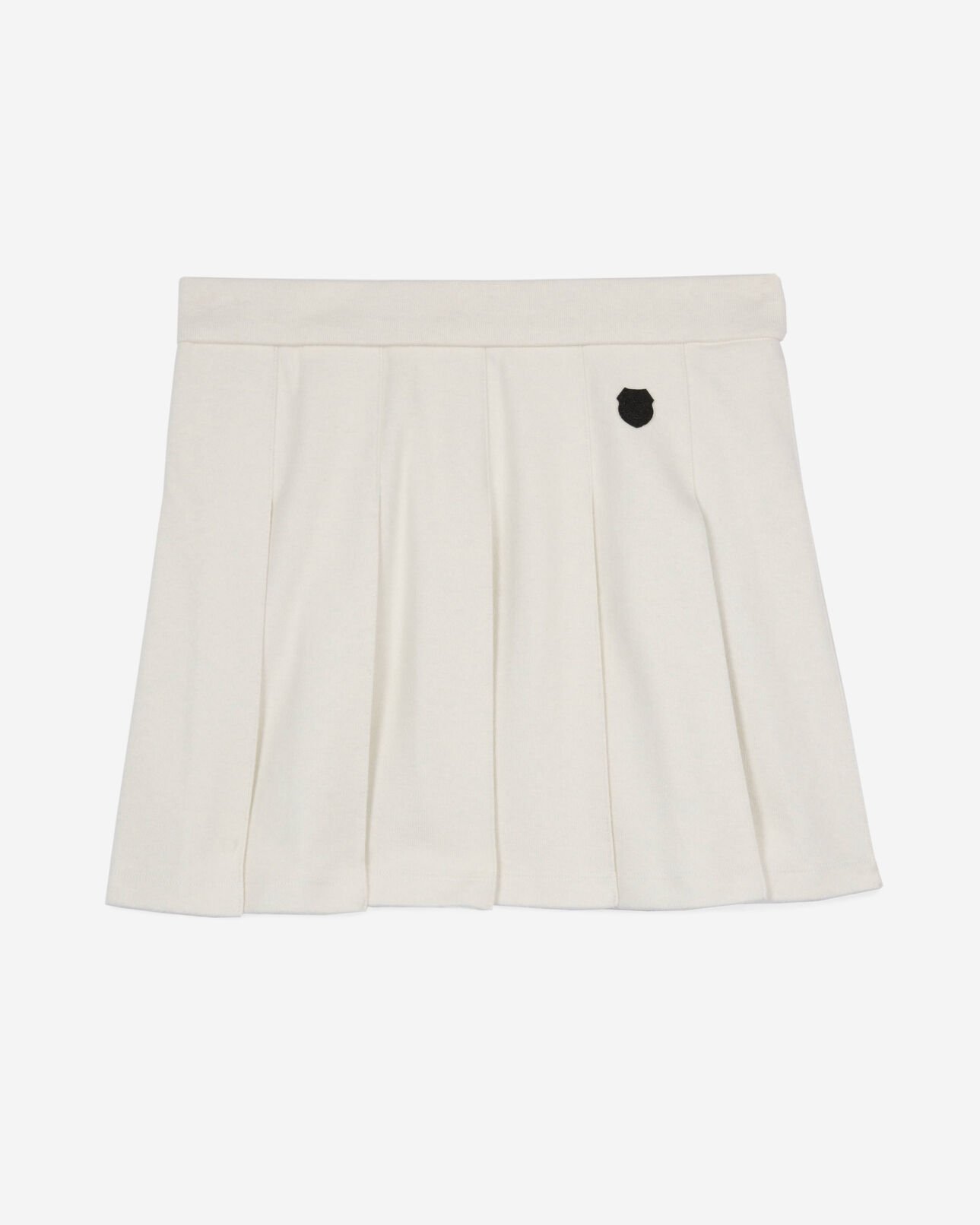 The Kooples MUJER ECRU falda corta plisada de color crudo