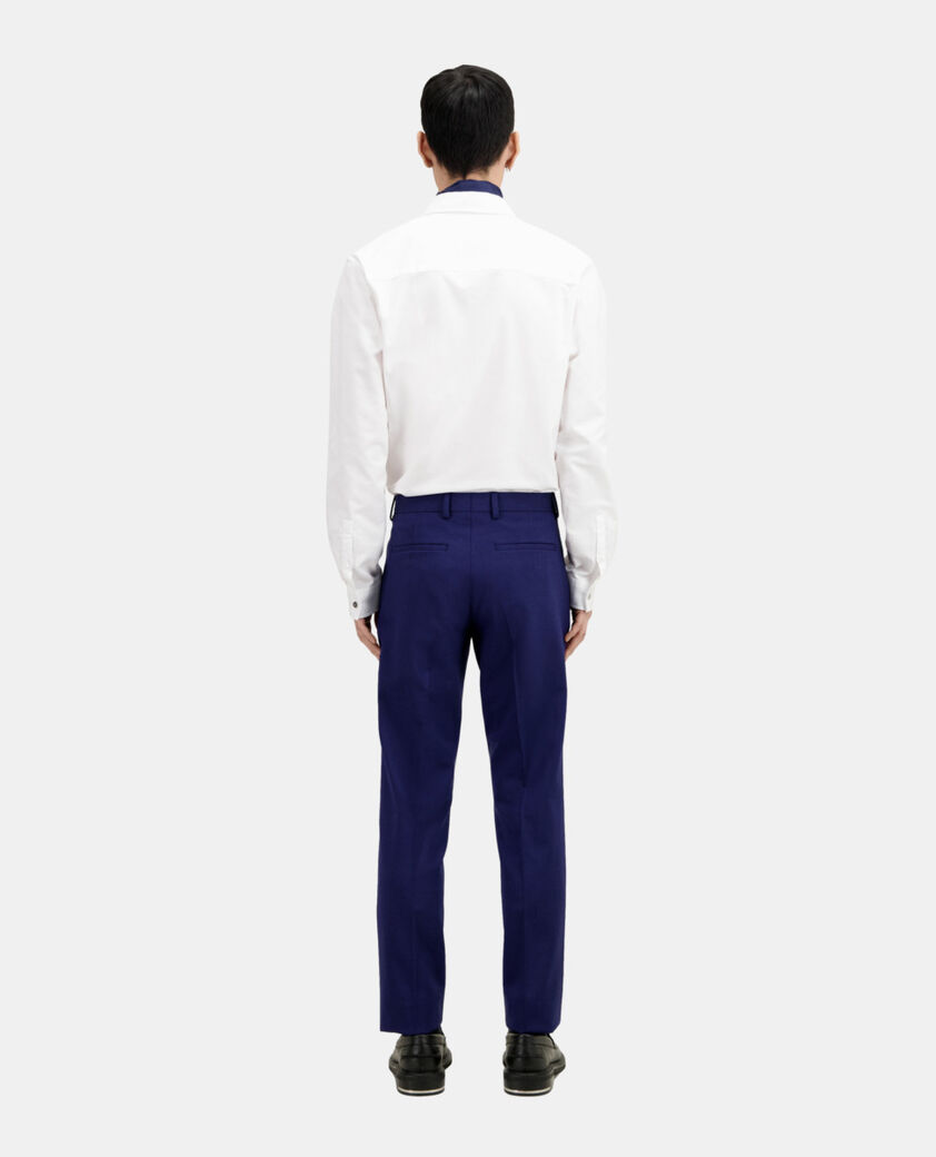The Kooples HOMBRE DARK BLUE pantal&oacute;n traje azul vivo lana