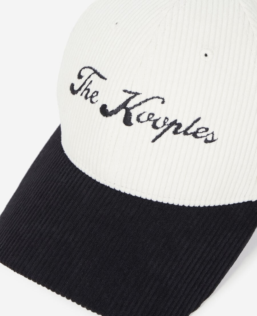The Kooples MIXTE BLACK / WHITE casquette logo noire et blanche