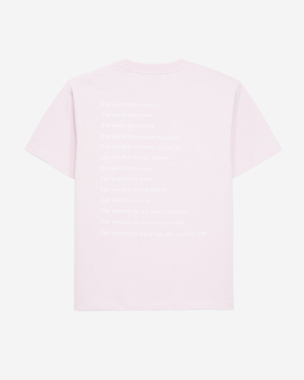 The Kooples FEMME PALE PINK t-shirt what is rose