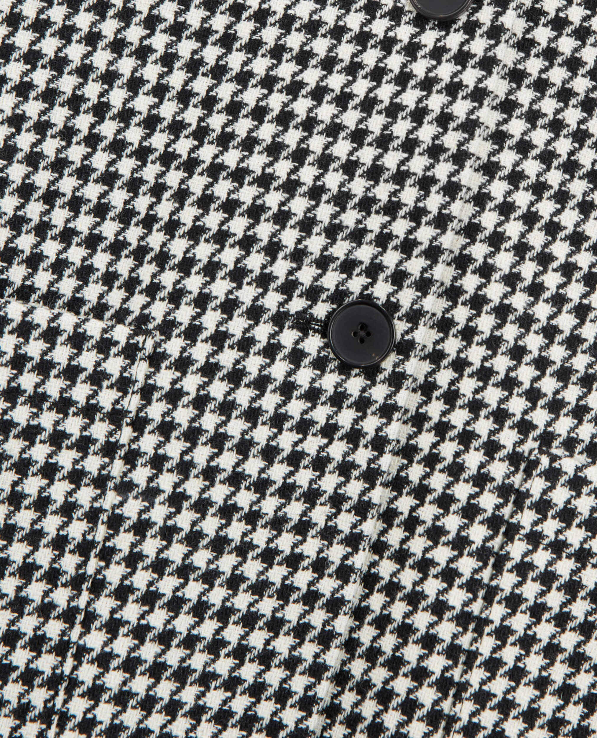 Printed wool jacket, BLACK WHITE, hi-res image number null