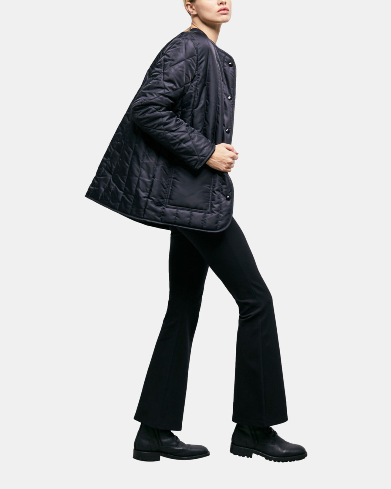 The Kooples F BLACK black leather boots