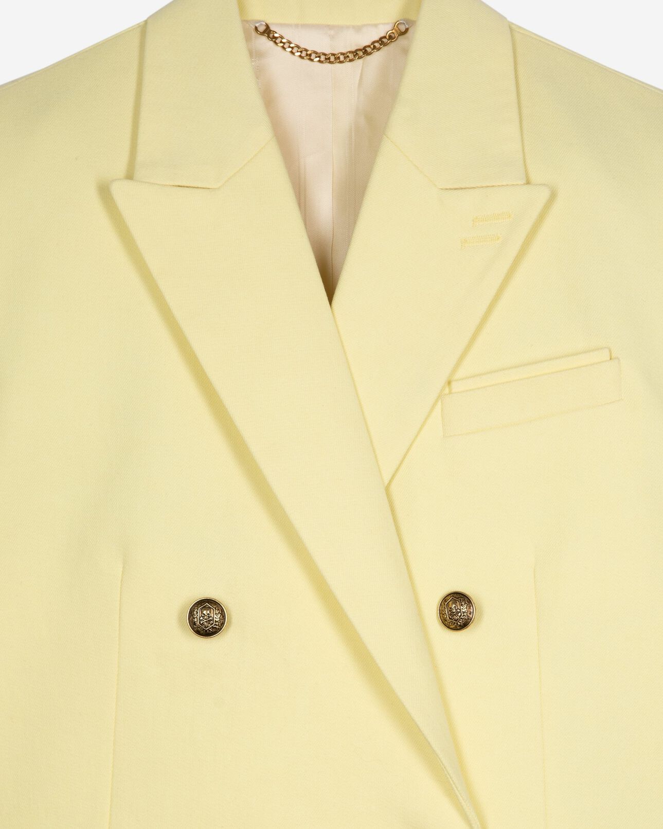 The Kooples FEMME YELLOW veste de tailleur en coton jaune