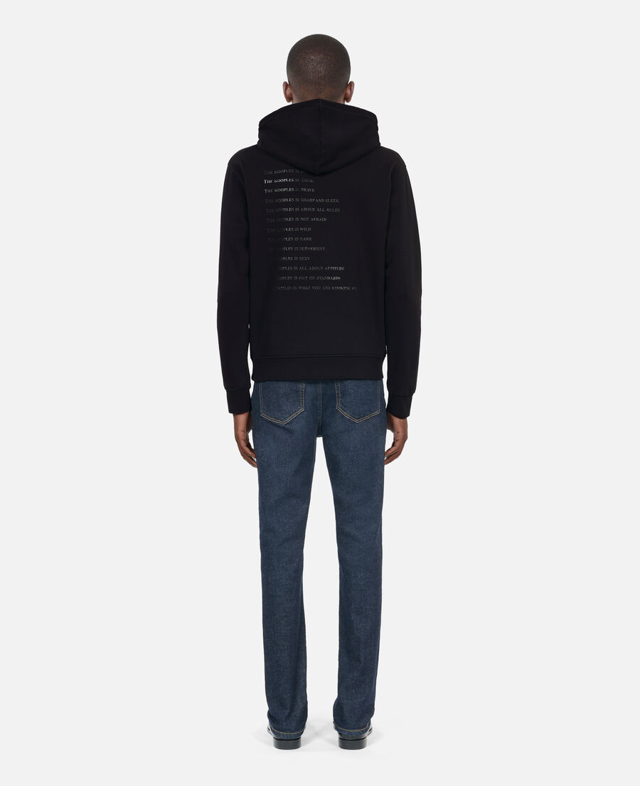 sweatshirt homme à capuche what is noir