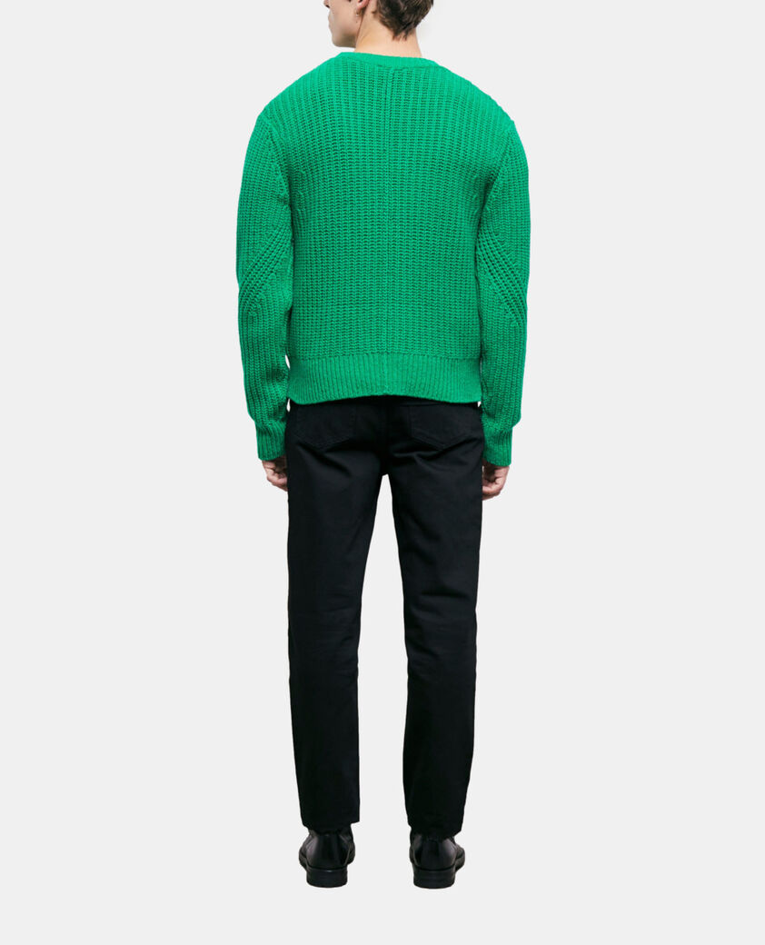 The Kooples HERREN GREEN grüner strickpullover