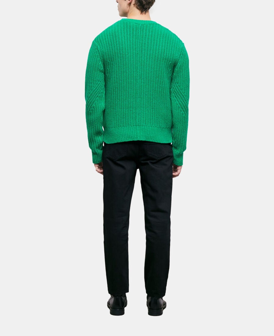 The Kooples HERREN GREEN grüner strickpullover
