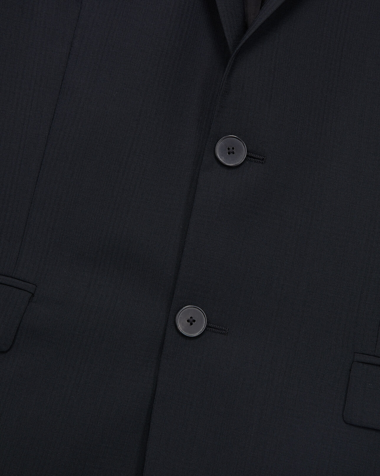The Kooples MEN DARK NAVY navy blue wool prince of wales suit blazer