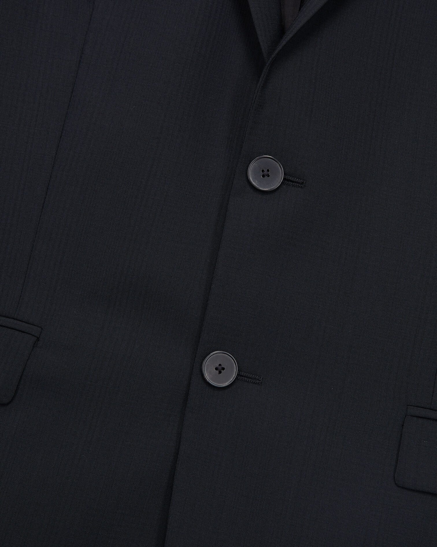 Navy blue wool Prince of Wales suit blazer, DARK NAVY, hi-res image number null