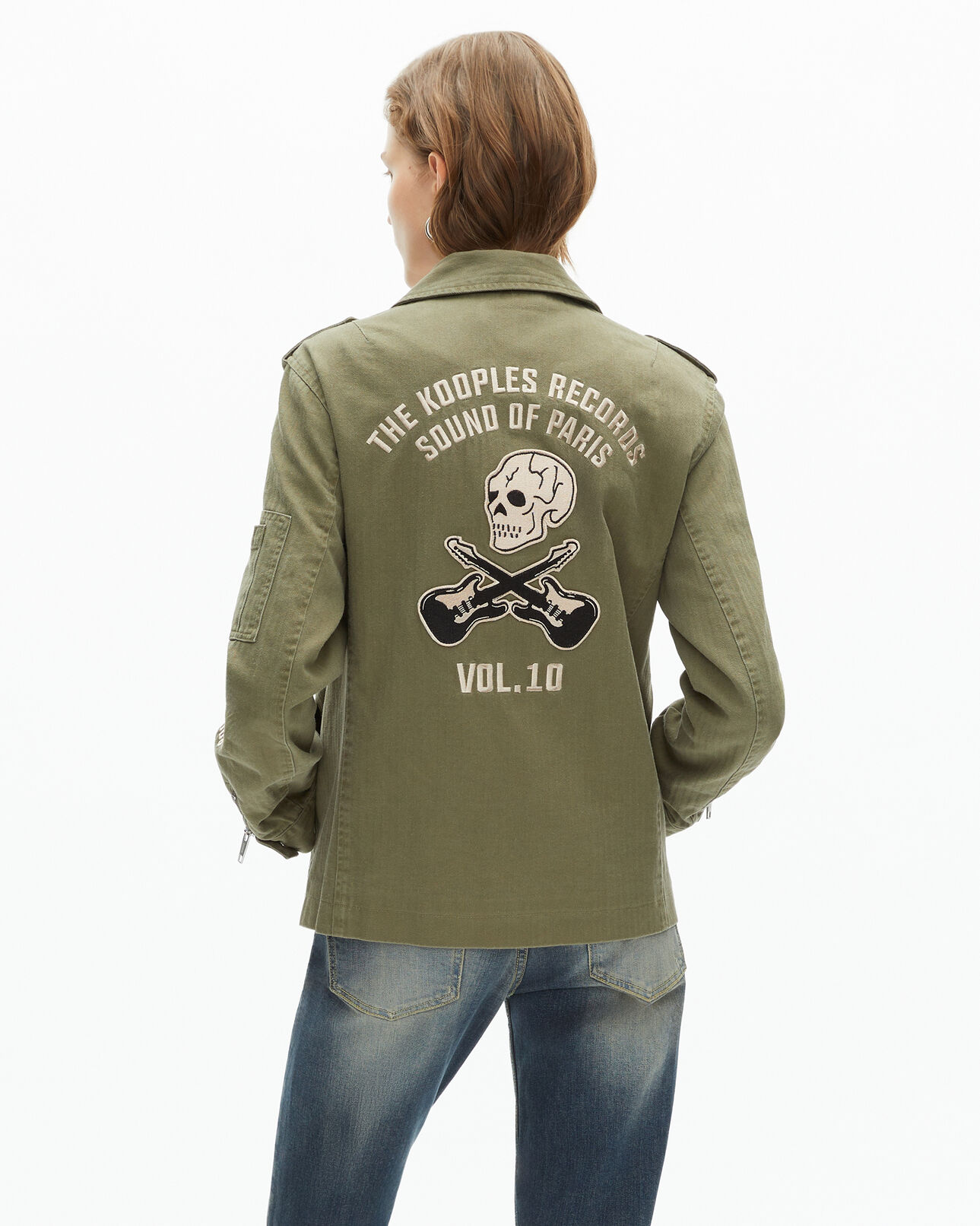 The Kooples WOMEN KAKI khaki jacket