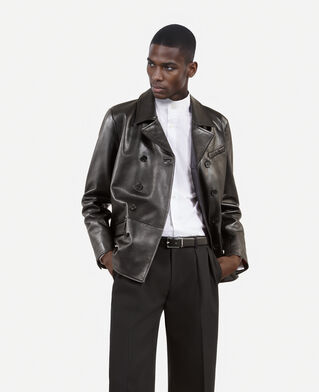 The Kooples HERREN BLACK schwarze lederjacke