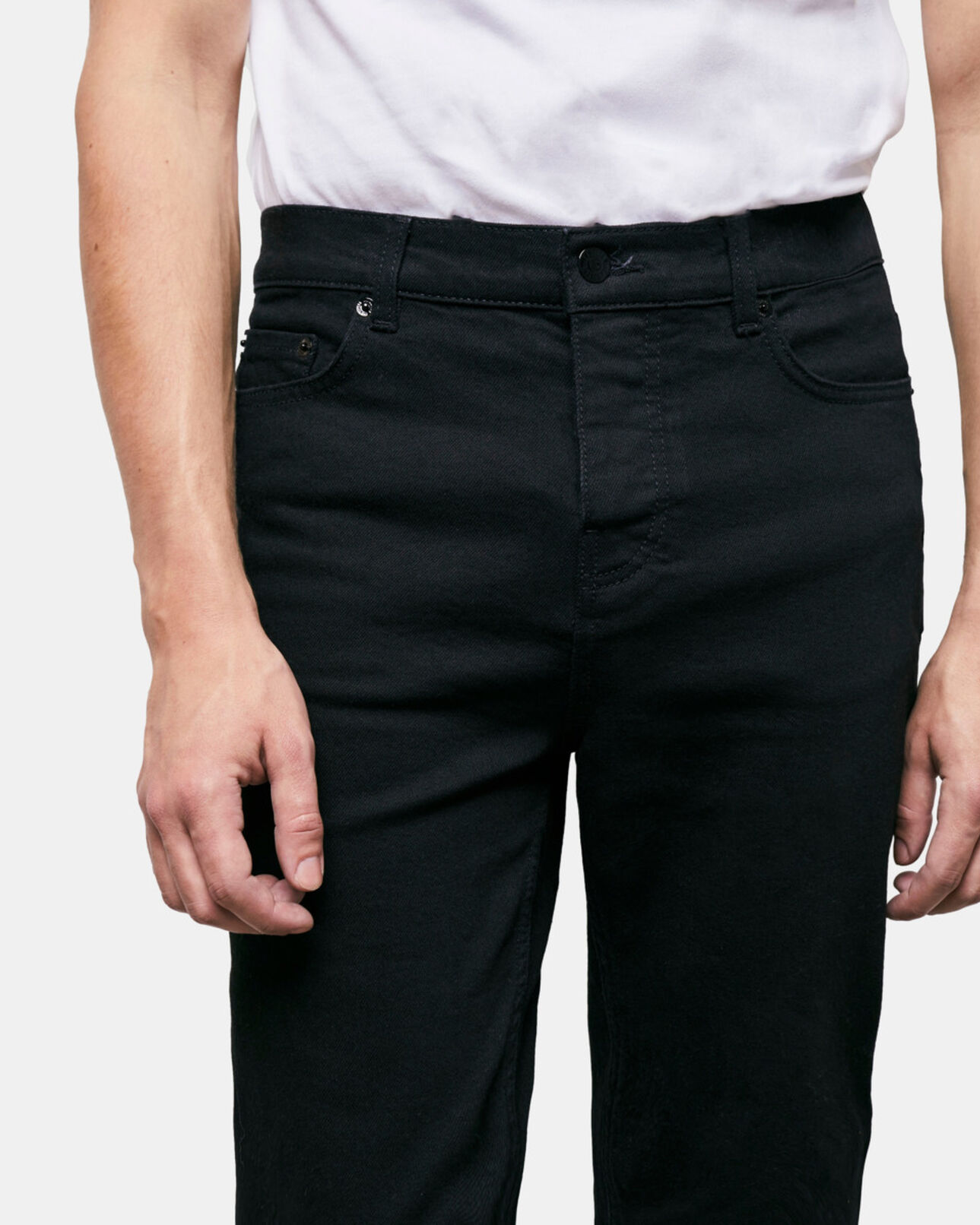 The Kooples HERREN BLACK schwarze slim-fit jeans
