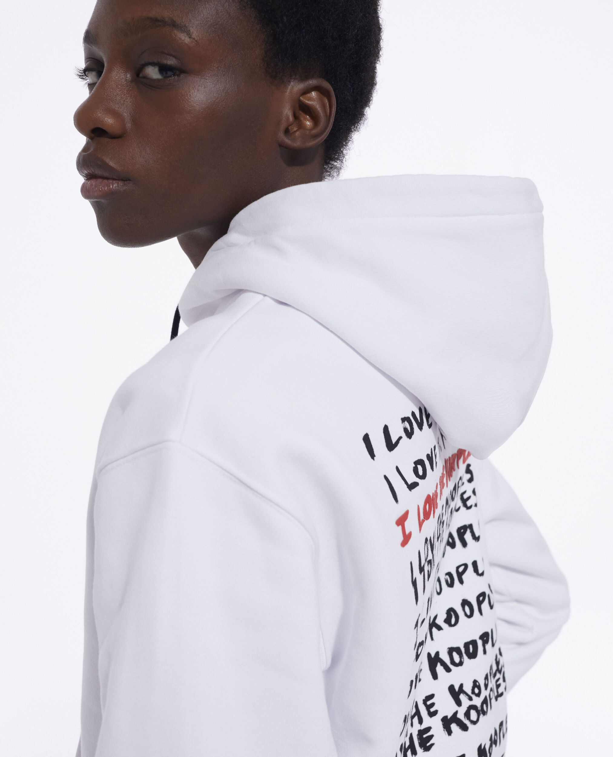 Off white best sale hoodie basquiat