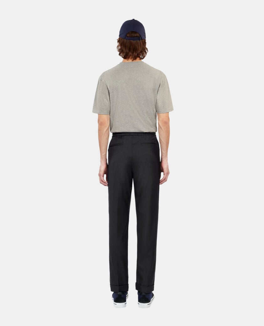 The Kooples H DARK NAVY navy blue wool trousers