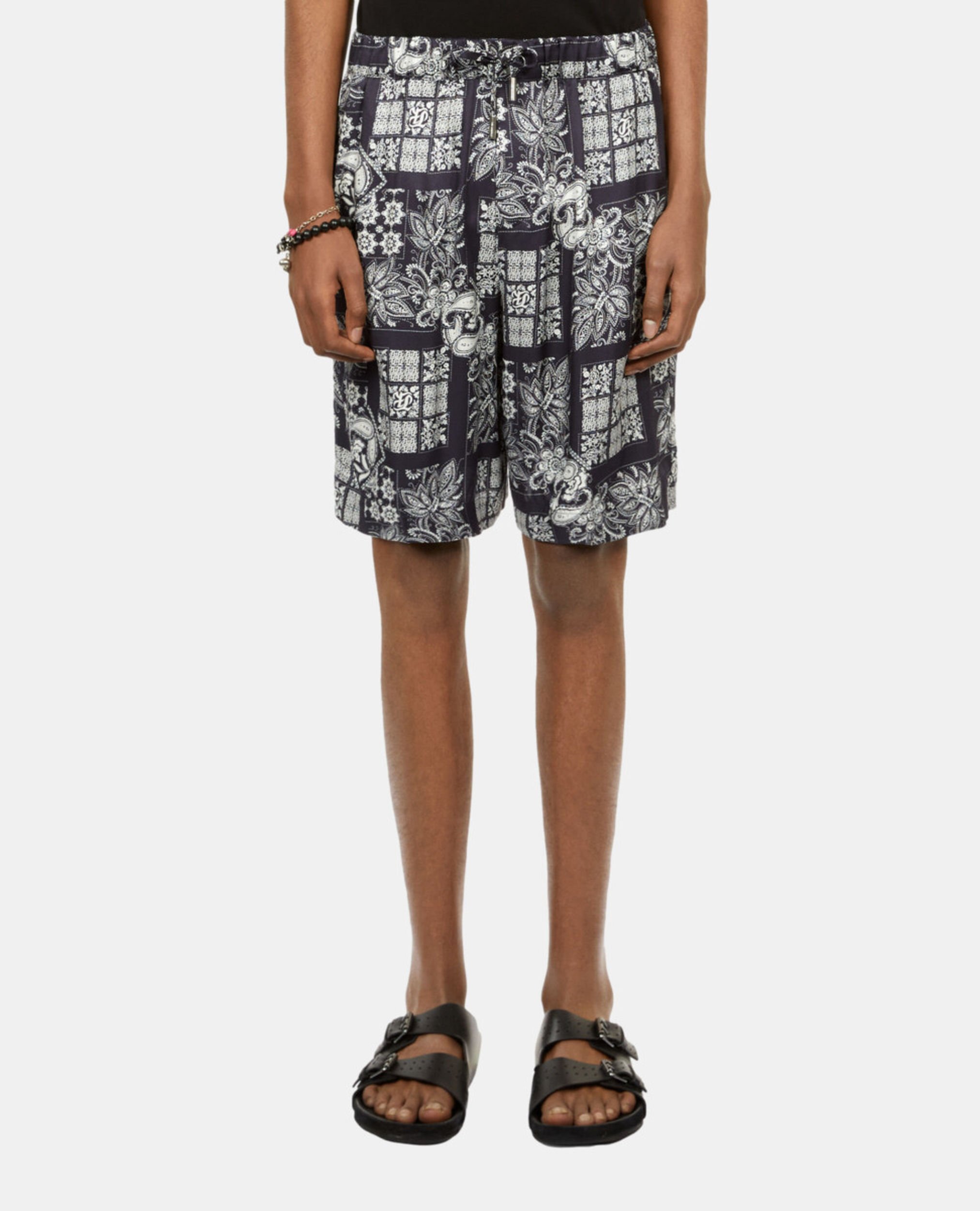 Short imprimé bleu ciel, NAVY / WHITE, hi-res image number null
