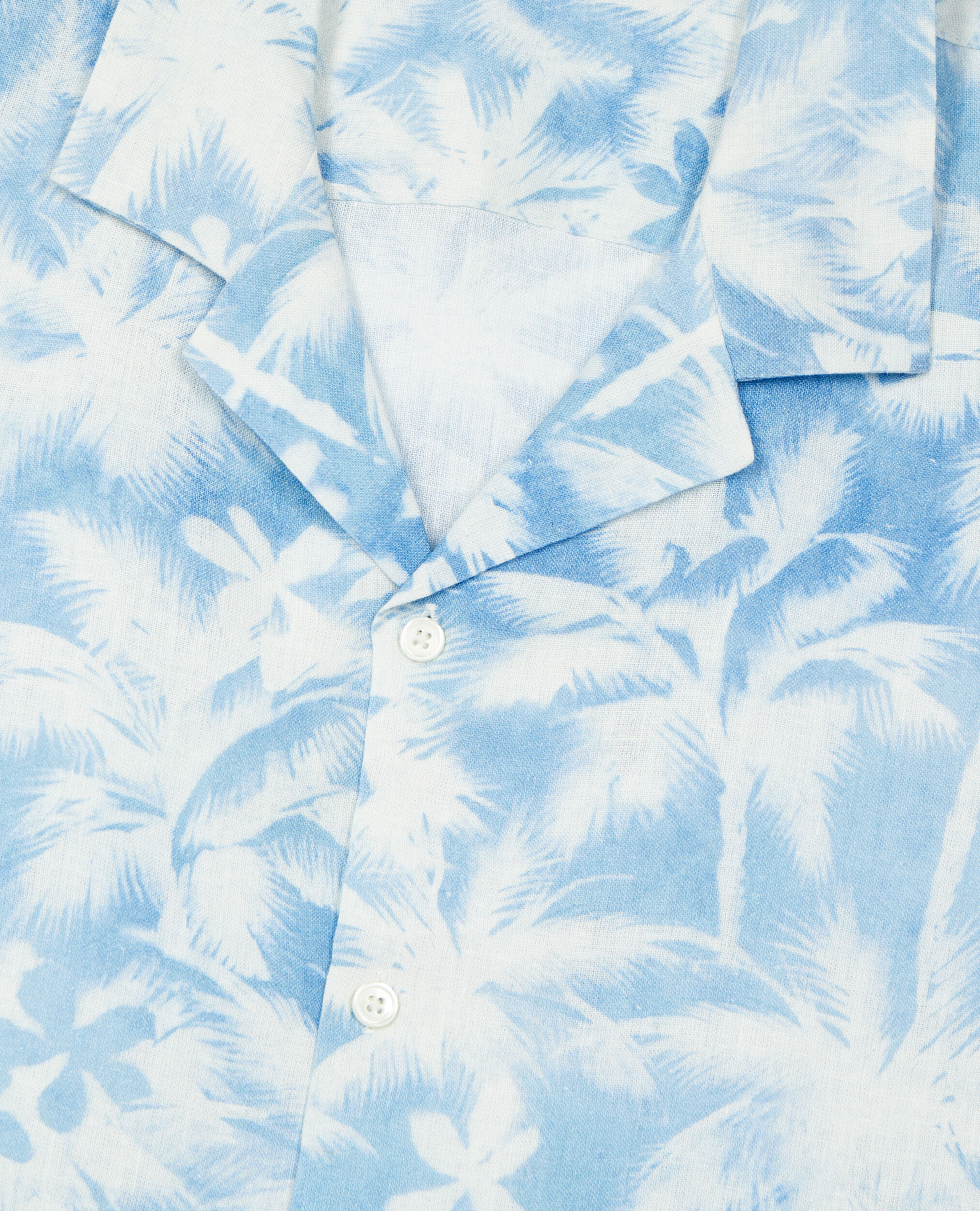 Kurzärmeliges Hemd mit Print, WHITE / BLUE, hi-res image number null