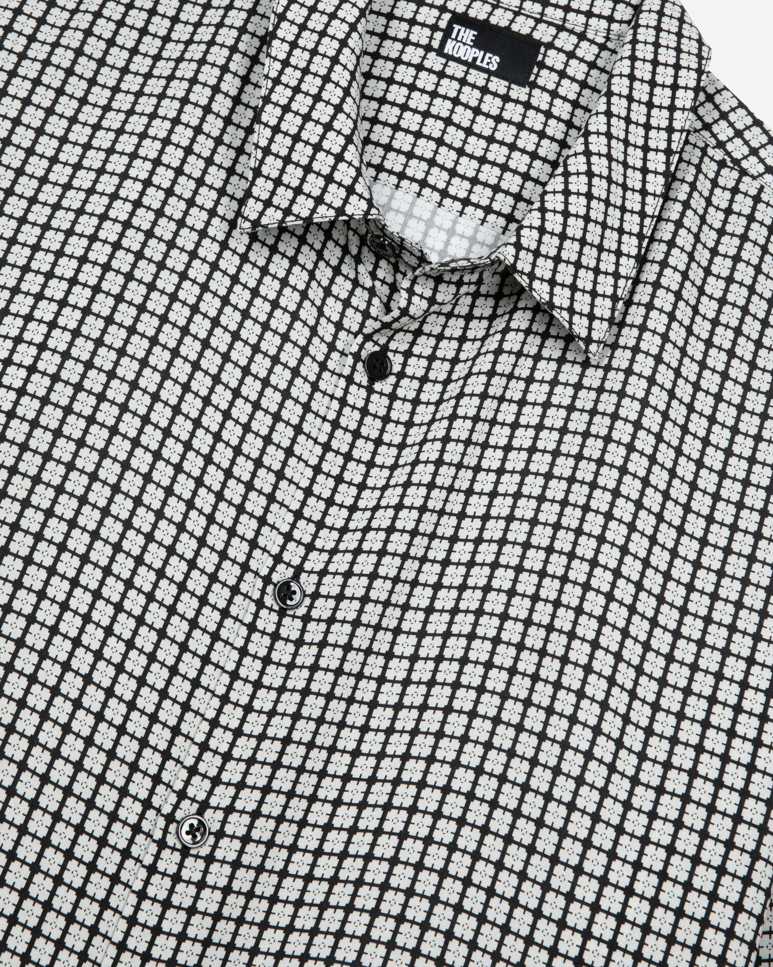 Chemise imprimé fleuri, BLACK WHITE, hi-res image number null