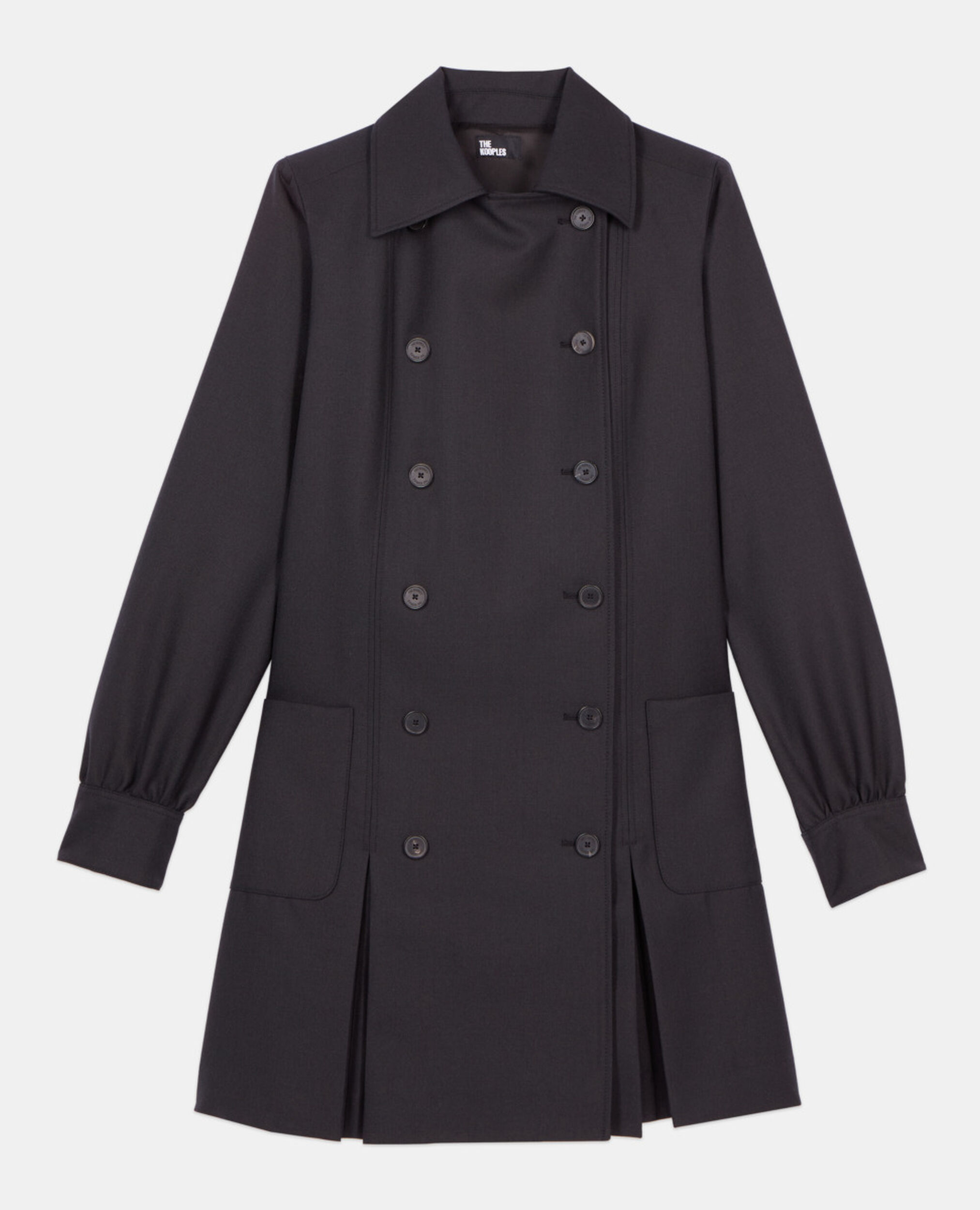 Short black suit dress, BLACK, hi-res image number null