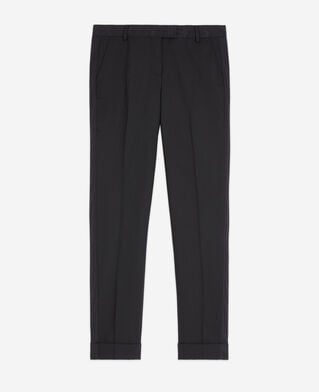 The Kooples MUJER BLACK pantalón lana negro