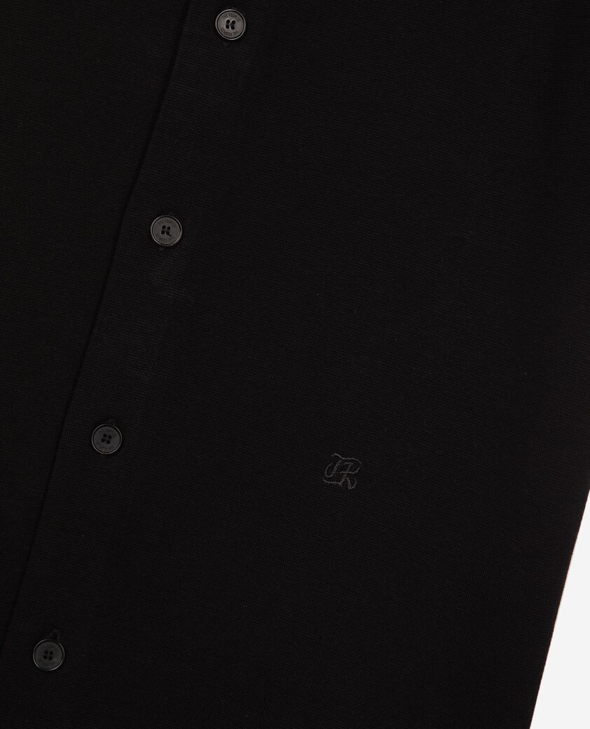 The Kooples HOMBRE BLACK camiseta de malla negra de manga corta