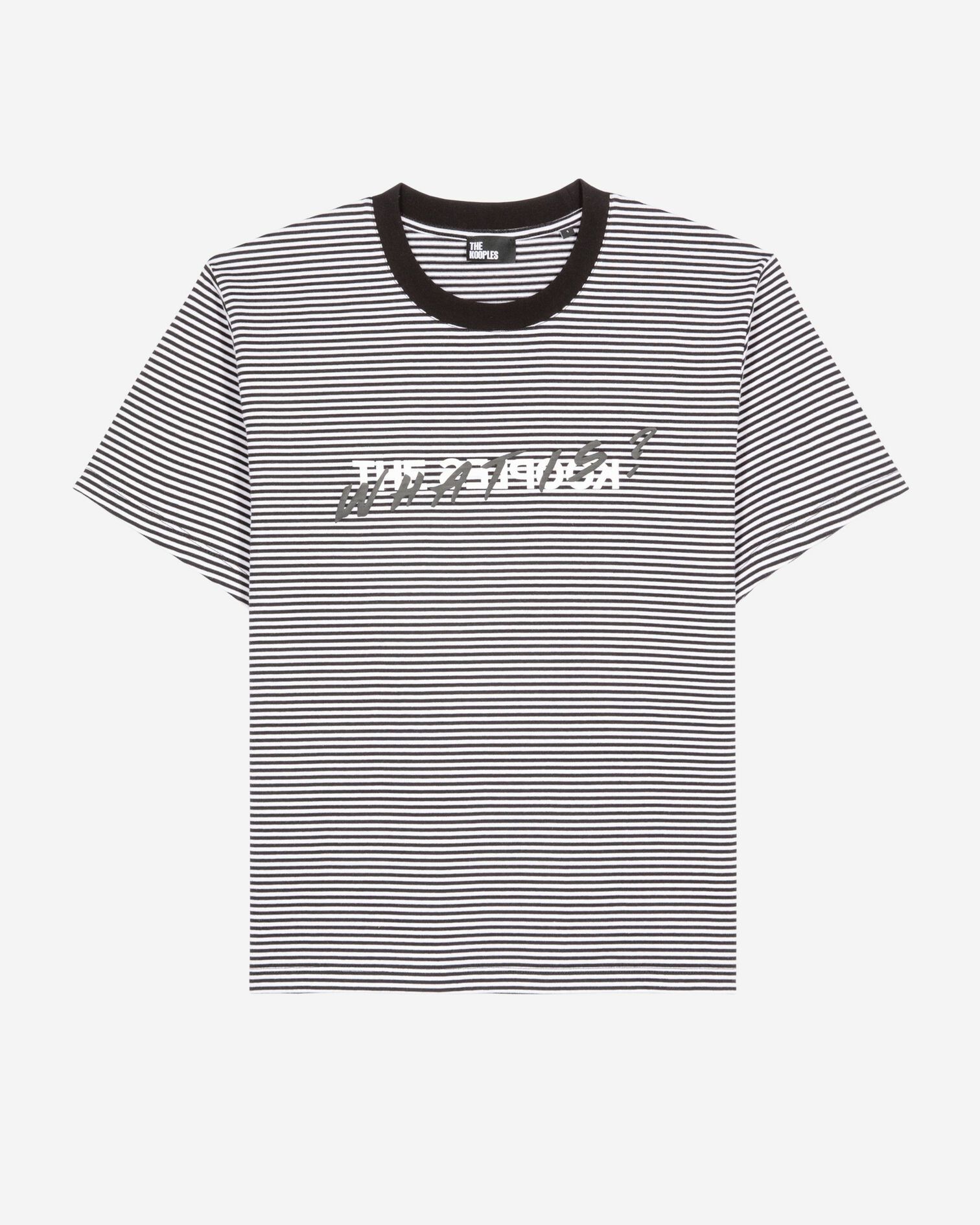 What is ecru striped T-shirt, ECRU, hi-res image number null