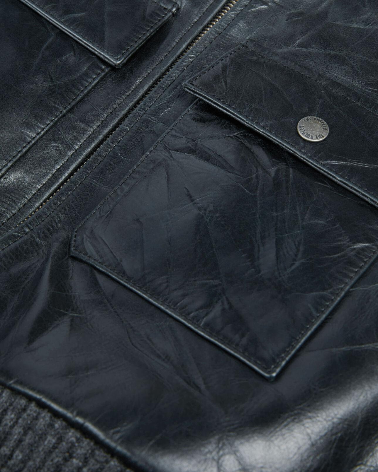 The Kooples DAMEN BLACK schwarze lederjacke