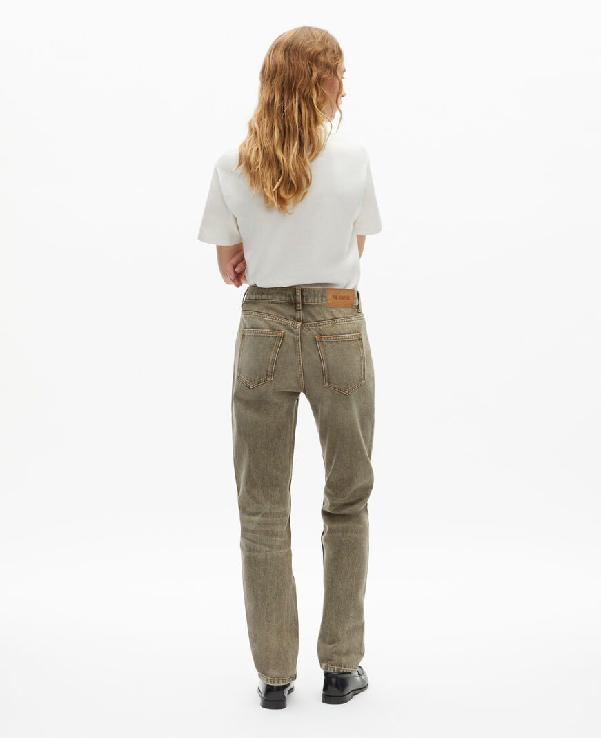 The Kooples WOMEN OLIVE olive slim jeans