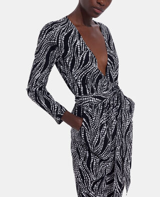 The Kooples FEMME BLACK WHITE combinaison imprimée