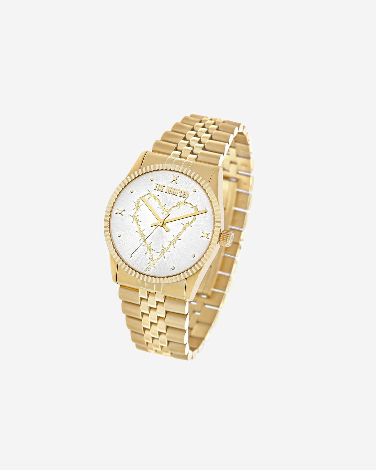 The Kooples MIXTE GOLD montre heart wire dorée