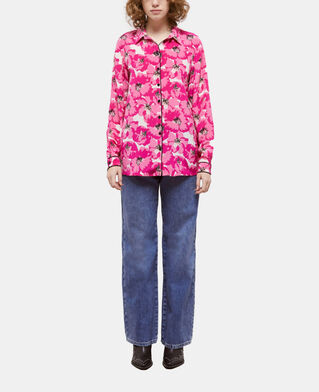 The Kooples F PINK silk printed shirt