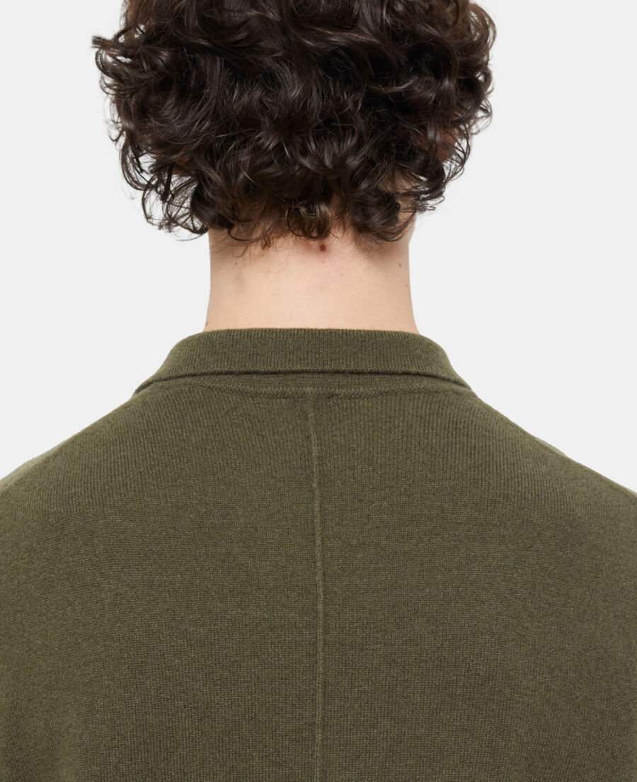 khaki cashmere sweater