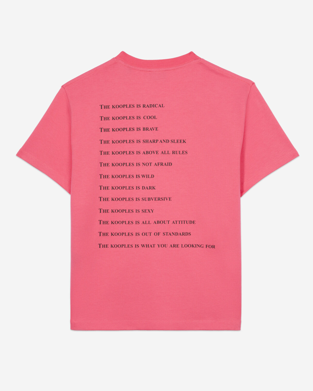 The Kooples WOMEN RETRO PINK fuchsia what is t-shirt