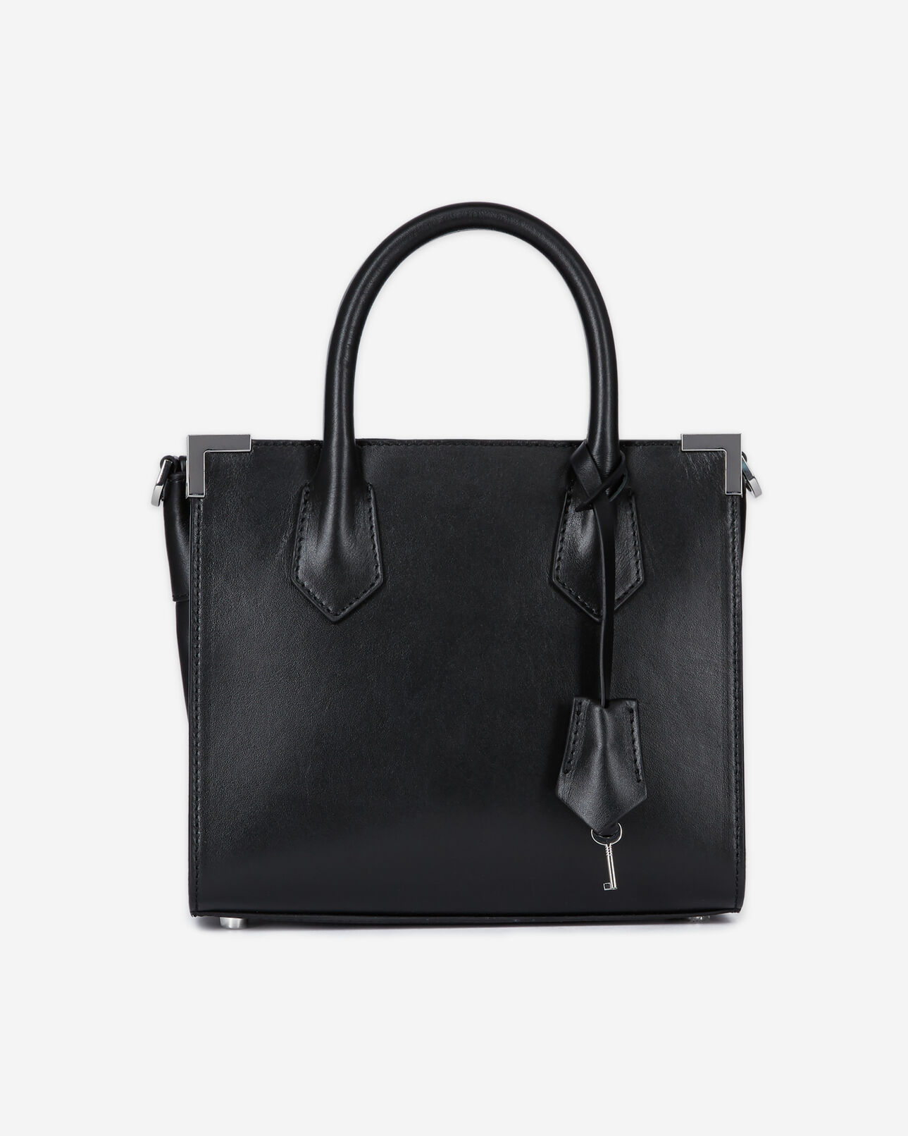 The Kooples FEMME BLACK sac ming medium en cuir noir