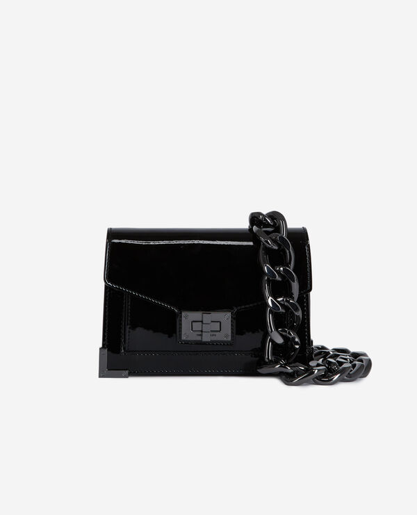 emily belt in black leather