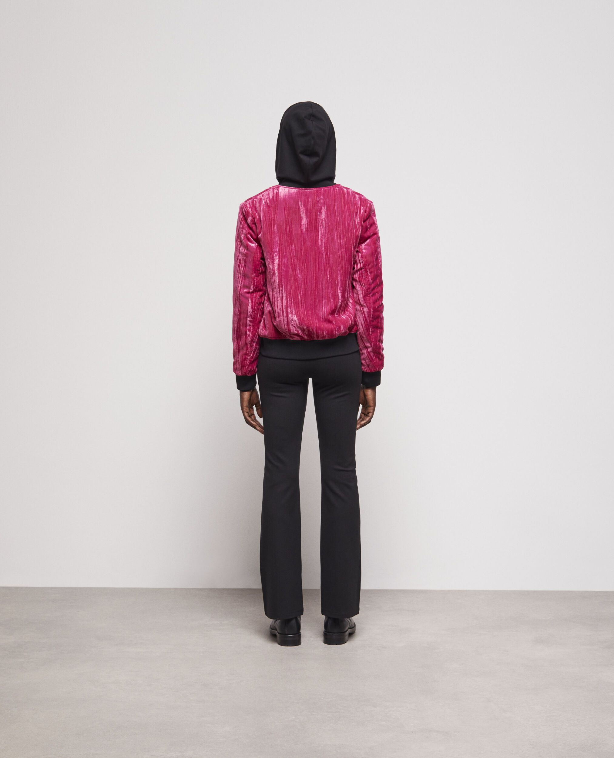 Chaqueta terciopelo rosa