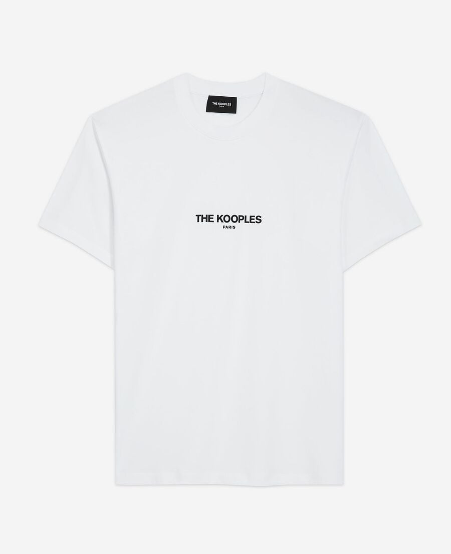 The Kooples HOMBRE WHITE camiseta con logotipo blanco