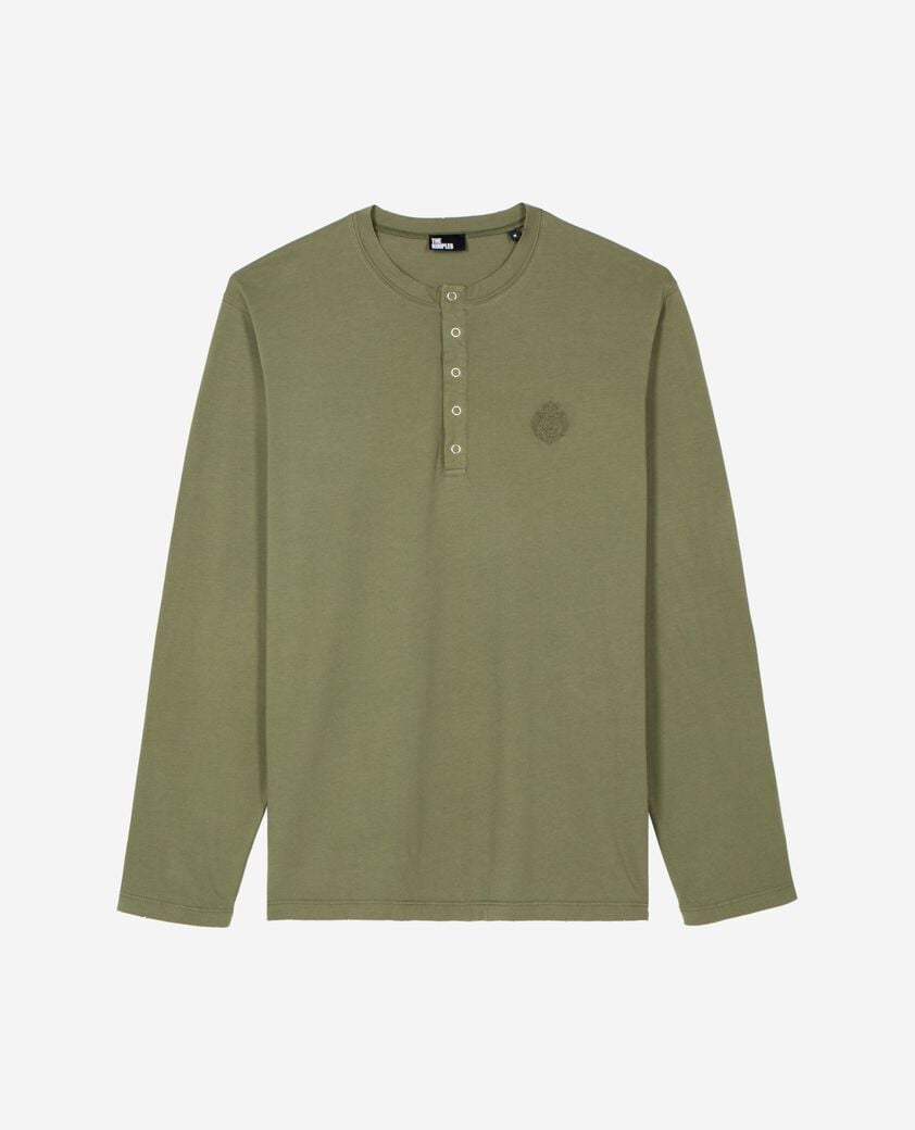 The Kooples HOMME FORET t-shirt manches longues vert