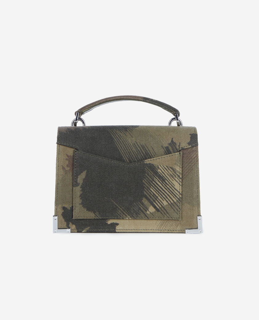 The Kooples WOMEN CAMOUFLAGE small emily bag in camouflage denim