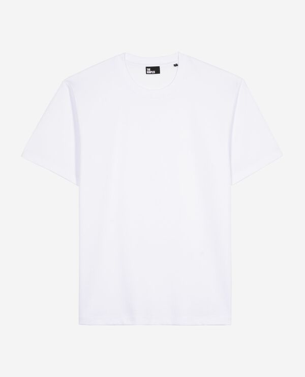 The Kooples HOMME WHITE t-shirt mixte droit uni blanc